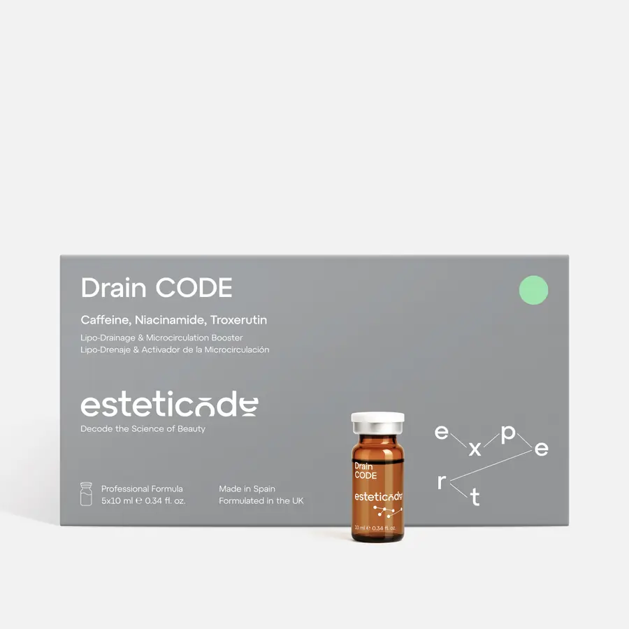 Drain CODE de Esteticode, 5 viales x 10 ml