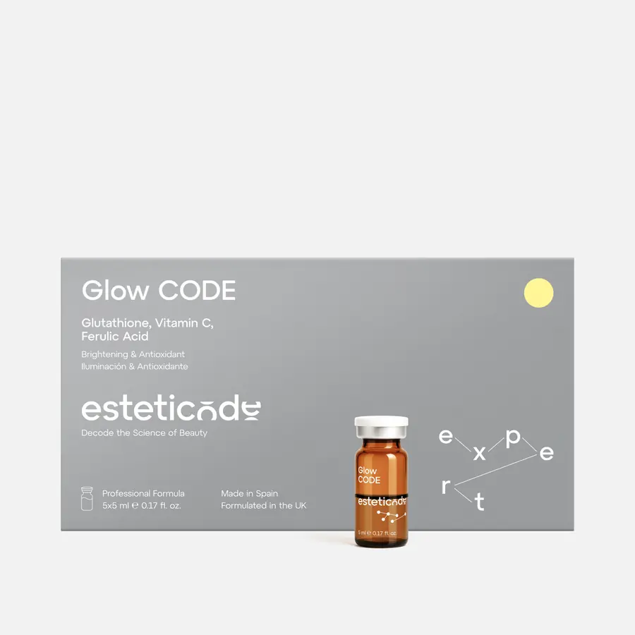 Glow CODE de Esteticode, 5 viales x 5 ml
